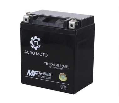 Аккумулятор YB12AL-BS(MF) 12АH 134*78*156 мм - OUTDO