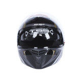 Шолом для мотоцикла, скутера 909-А X-black TTG трансформер (чорний з жовтим, size L)
