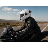 Шолом для мотоцикла, скутера 909 TTG трансформер (білий глянсовий, size L)