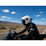 Шлем для мотоцикла, скутера 509 TTG открытый (белый, One Size 54-61 см)