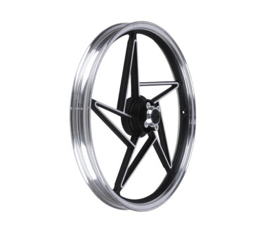 Диск передній литий, дискове гальмо 18*1,6 (black) - СВ-125/150