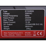 Генератор інверторний відкритий бензин EYG2800i 2.5/2.8 KW