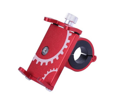 Тримач телефону (кріплення на кермо) HFCM-08 алюміній червоний