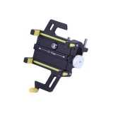 Тримач телефону (кріплення на кермо) HFCM-24 алюміній жовтий