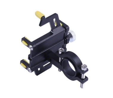 Тримач телефону (кріплення на кермо) HFCM-24 алюміній жовтий