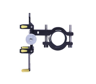 Тримач телефону (кріплення на кермо) HFCM-24 алюміній жовтий