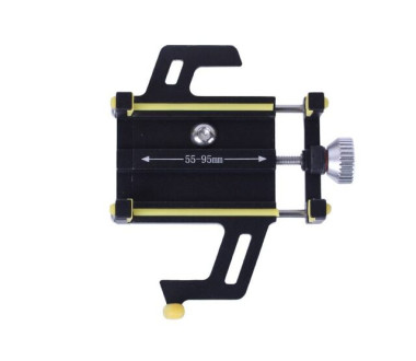 Тримач телефону (кріплення на кермо) HFCM-24 алюміній жовтий