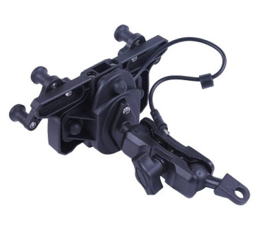 Тримач телефону (кріплення на кермо) HFCM-34 з ручкою та бездротовою зарядкою