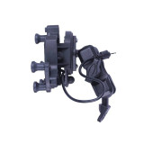 Тримач телефону (кріплення на кермо) HFCM-34 з ручкою та бездротовою зарядкою