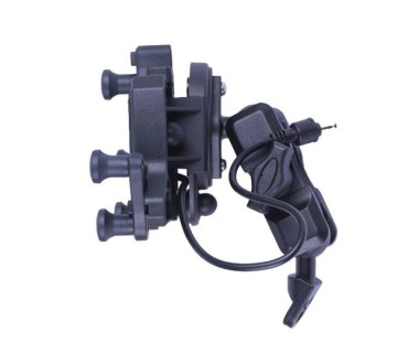 Тримач телефону (кріплення на кермо) HFCM-34 з ручкою та бездротовою зарядкою