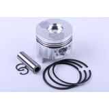 Поршневой комплект 86,50 мм (тупой конус форкамеры): 8 единиц - 186F YBX