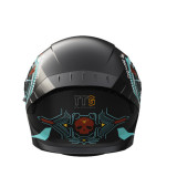 Шлем для мотоцикла, скутера 800 Racing 269 TTG интеграл (черный с графикой матовый, size L)