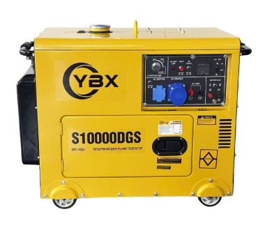 Генератор дизельный JM10000TD 6.5/6.8KW YBX (однофазный, со свечой накала) бесшумный