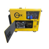 Генератор дизельный JM10000TD 6.5/6.8KW YBX (однофазный, со свечой накала) бесшумный
