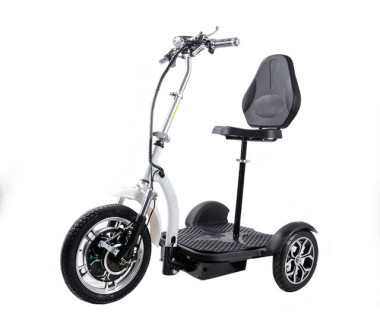 Електросамокат із сидінням (сидіння - спинка, передній амортизатор) (білий) T06-3 48V500W 12AH - SM