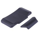 Кофр прямокутний для мотоцикла пластиковий чорний, зі спинкою та двома замками 45л