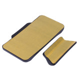 Кофр прямокутний для мотоцикла пластиковий чорний, зі спинкою та двома замками 45л