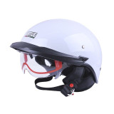 Шлем MD-513-1 белый глянцевый + прозрачное стекло size XL - VIRTUE