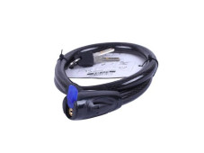 Замок протиугінний тросовий 15мм*800мм (під ключ) ZX1110