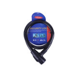 Замок противоугонный тросовый 15мм*800мм (под ключ) ZX1110