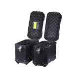 Кофри бічні YBX для мотоцикла, чорні пластикові (пара), 28л