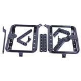 Кофри бічні YBX для мотоцикла, чорні пластикові (пара), 28л