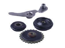 Натягувач ланцюга, к-т: 3 шт. + коромисло - Дельта/Альфа