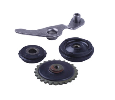 Натяжитель цепи, к-т: ролики 3 шт. + коромысло - Дельта/Альфа