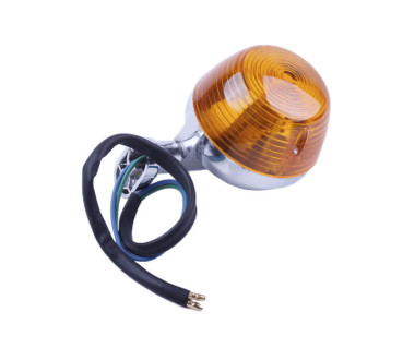 Поворот круглий (пластик хром) (1шт.) - Альфа