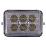 Передняя фара светодиодная в сборе 180*120 мм - АМ