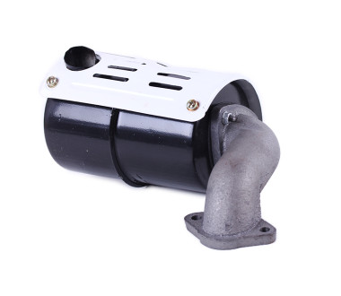 Глушник з коліном (під 2 отвори) – 195N