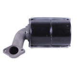 Глушник з коліном (під 2 отвори) – 195N