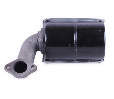 Глушник з коліном (під 2 отвори) – 195N