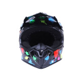 Шлем MD-911 черный с цветной графикой XS - VIRTUE