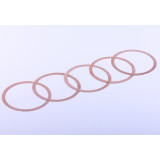 Прокладка головки цилиндра металл, к-т: 5 шт. - 186F