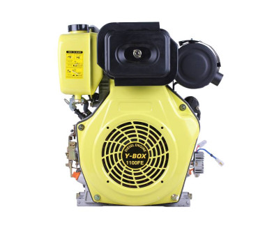 Двигун дизельний 1100FE YBX (під шліци, 25 мм) 15 к.с.