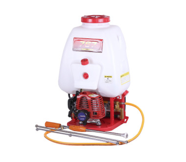 Обприскувач садовий бензиновий TATA KS-767 25 літрів ранцевий білий