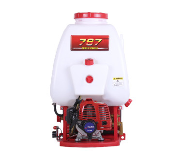 Обприскувач садовий бензиновий TATA KS-767 25 літрів ранцевий білий