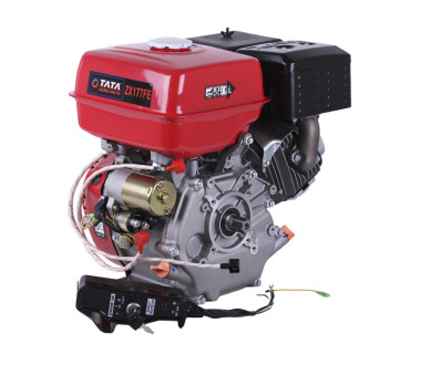 Двигун бензиновий 177FЕ TАТА з електростартером (вихід валу під шліци, 25 мм) 9 к.с.