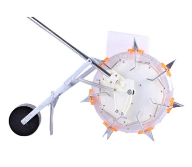 Ручная сеялка колесо однорядная (7A2 TATA) с метал. шестернями