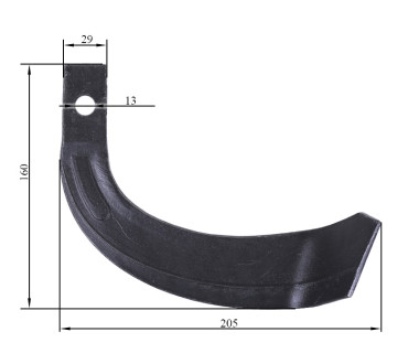 Ніж фрези правий IT-245 Aa 550gr 160*205 мм