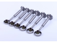 Клапани, к-т 3 пари КМ385ВТ DongFeng 240/244, Foton 240/244, Jinma 240/244