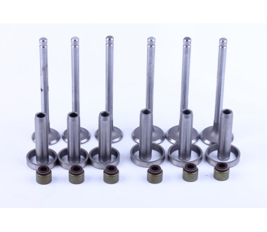 Клапани, к-т 3 пари КМ385ВТ DongFeng 240/244, Foton 240/244, Jinma 240/244