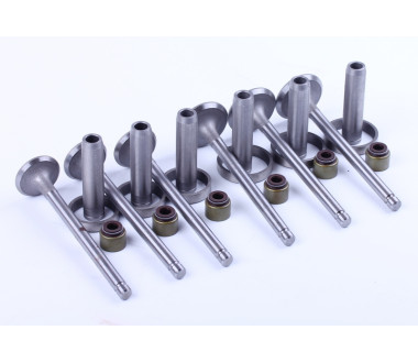 Клапани, к-т 3 пари КМ385ВТ DongFeng 240/244, Foton 240/244, Jinma 240/244