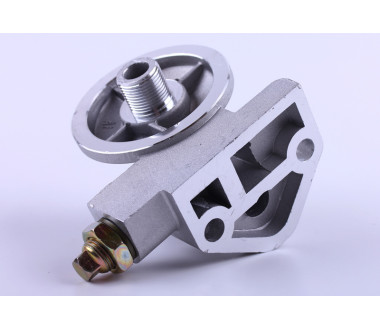 Кронштейн масляного фільтра з клапаном тип1 КМ385ВТ DongFeng 240/244, Foton 240/244, Jinma 240/244