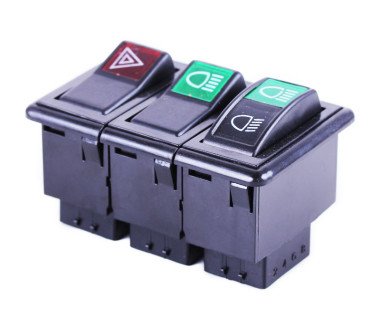 Блок перемикачів (перекл.світла + аварійка) DongFeng 240/244