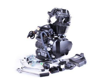 Двигун CB 150D ТАТА на мотоцикл Minsk/Viper 150j, ZONGSHEN (з повітряним охолодженням, бензиновий)