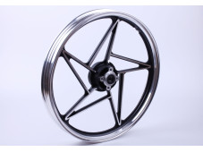 Диск передній литий, дискове гальмо 18*1,6 (black) - СВ-125/150