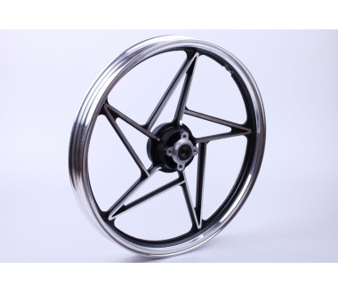 Диск передній литий, дискове гальмо 18*1,6 (black) - СВ-125/150