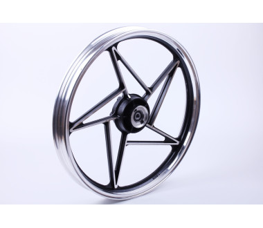 Диск передній литий, дискове гальмо 18*1,6 (black) - СВ-125/150